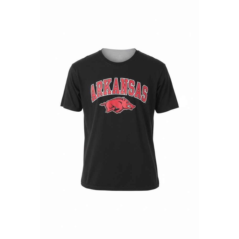 Fanatics Arkansas Razorbacks Arch Logo‎ T Shirt Black Mens XL